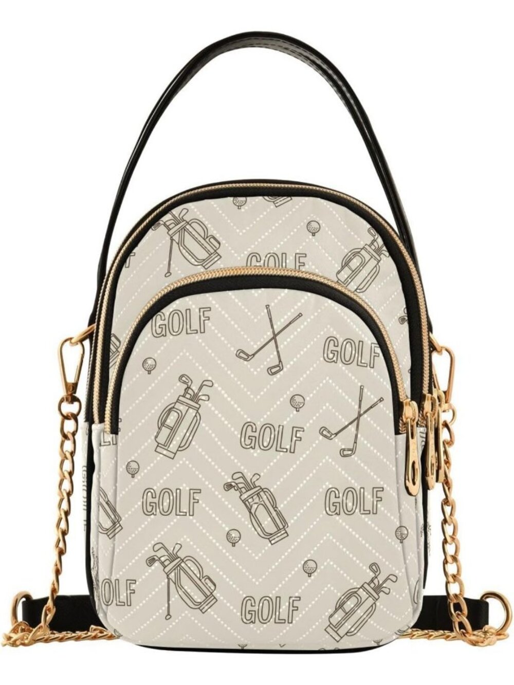 Stylish Golf Crossbody Bag for Women | Cell Phone Purse & Wallet with Chain